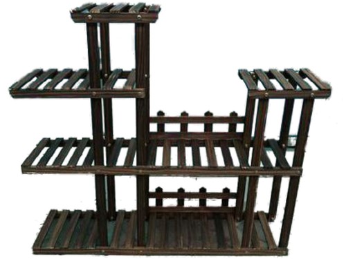 Tier wooden plant - wooden, stand