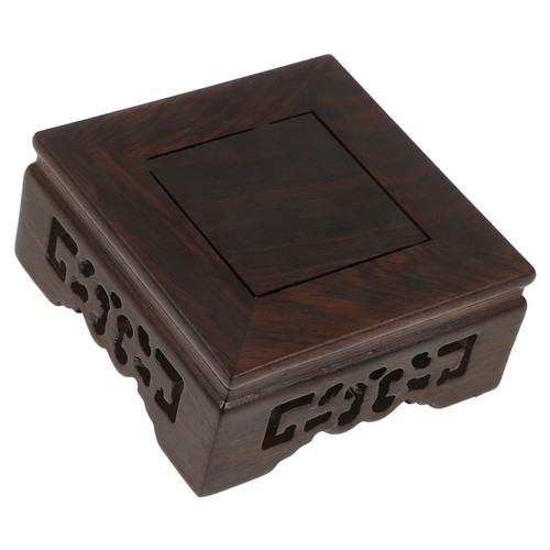 Wood planter base - planter, decorative