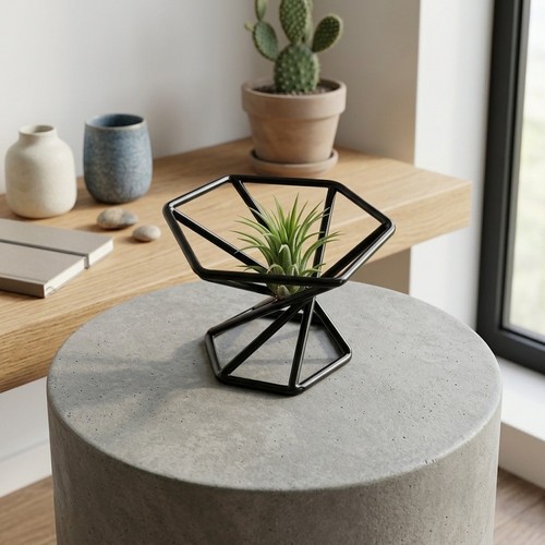 Hexagon stand hold air - stand,