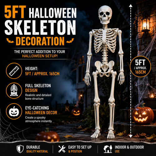 Pumpkin skeleton halloween - skeleton,