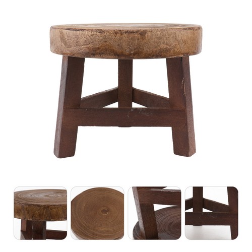 1pc wooden plant stand flower - wooden,