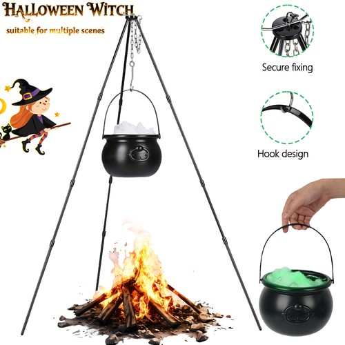 Large witch cauldron - cauldron, hanging