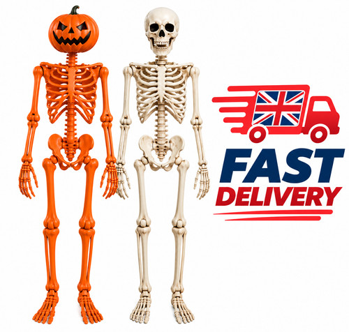 165cm pumpkin head - head, skeleton