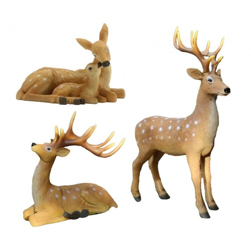 Garden deer figurine - garden,