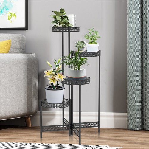 Vintage pattered black - black, metal