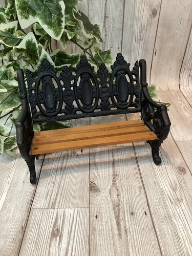 Cast iron garden bench - cast,