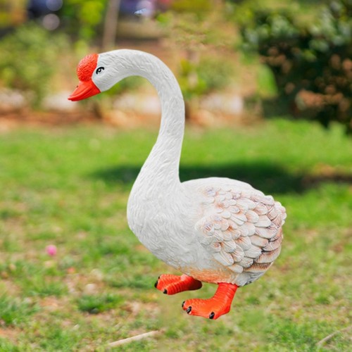 Goose statue display ornament - statue,