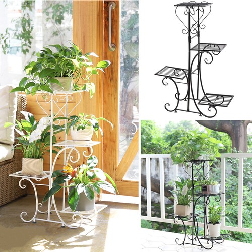 Plant stand metal flower - metal,