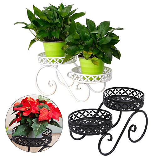 Garden metal flower pot holder - garden,